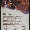Balor // Balor (ACLB-007) - Battle for Baldur's Gate Art Series (Borderless) Foil