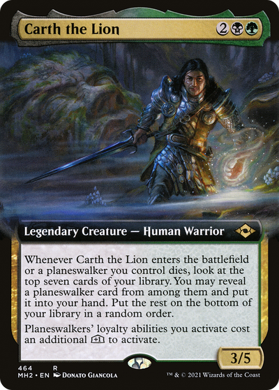 Carth the Lion (Extended Art) (MH2-464) - Modern Horizons 2: (Extended Art) Foil