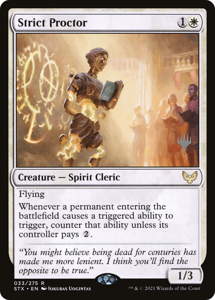 Strict Proctor (PPSTX-033) - Strixhaven: School of Mages Promos Foil