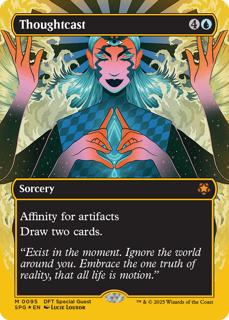 Thoughtcast (Borderless) (First-Place Foil) (SPG-095) - Special Guests (Borderless) Foil