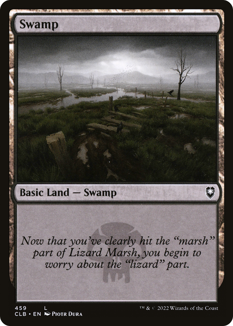 Swamp (459) (CLB-459) - Commander Legends: Battle for Baldur's Gate