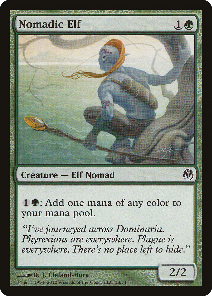 Nomadic Elf (DDE-038) - Duel Decks: Phyrexia vs. the Coalition