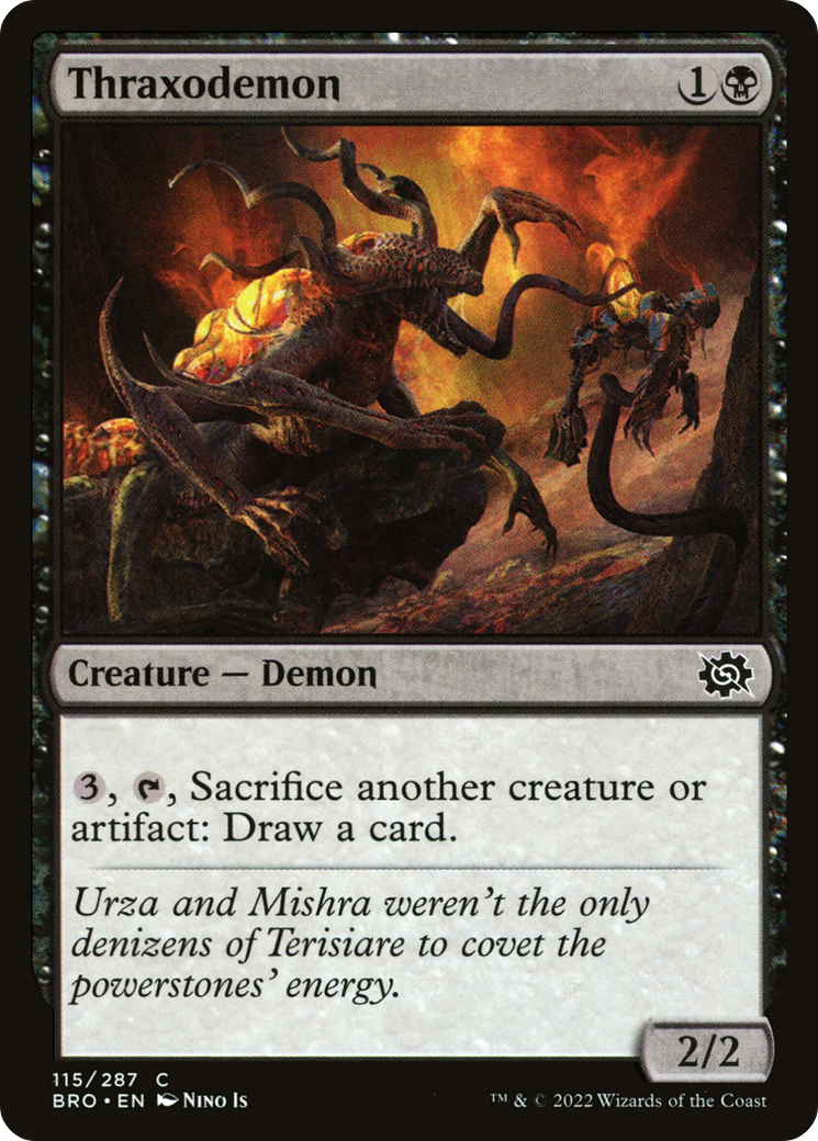 Thraxodemon (BRO-115) - The Brothers' War Foil