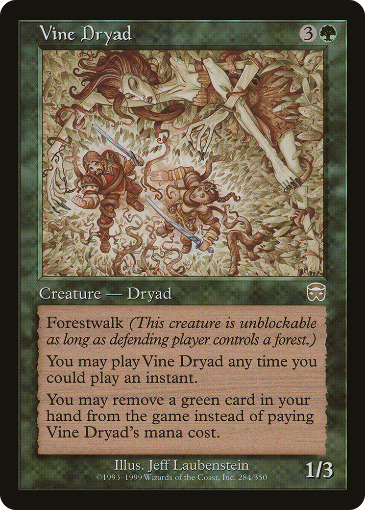 Vine Dryad (MMQ-284) - Mercadian Masques Foil