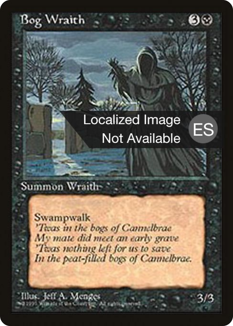 Bog Wraith (4BB-) - Fourth Edition Foreign Black Border
