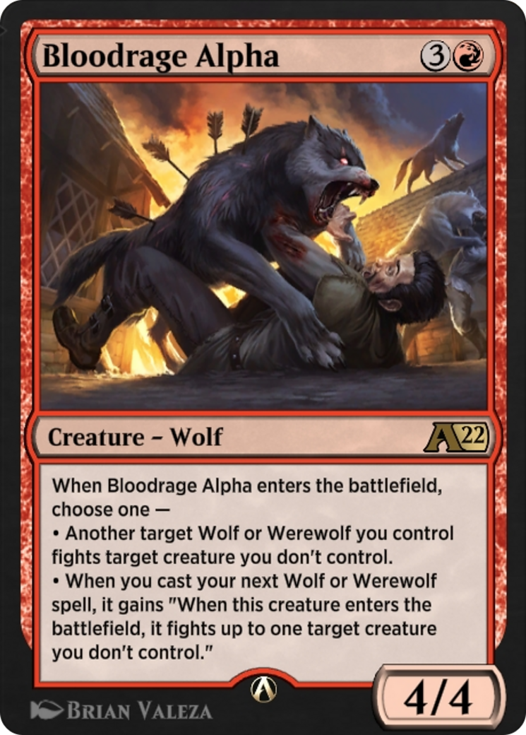 Bloodrage Alpha (Y22-036) - Alchemy: Innistrad