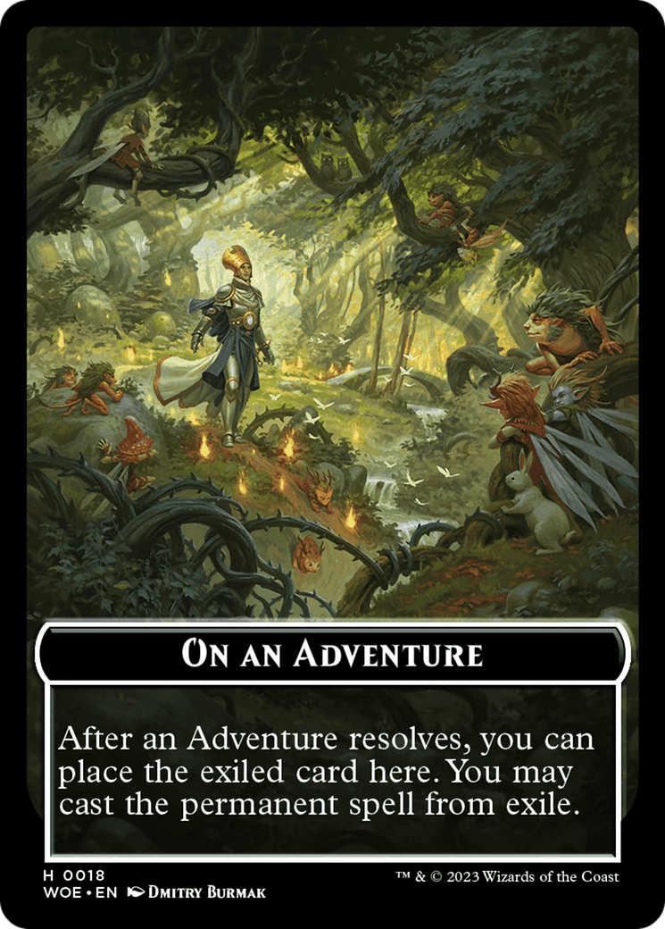 On an Adventure (TWOE-018) - Wilds of Eldraine Tokens