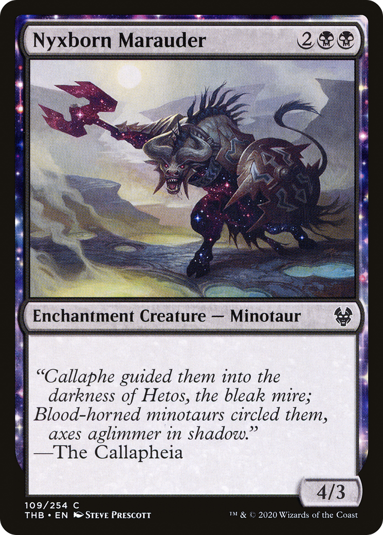 Nyxborn Marauder (THB-109) - Theros Beyond Death: (enchantment) Foil