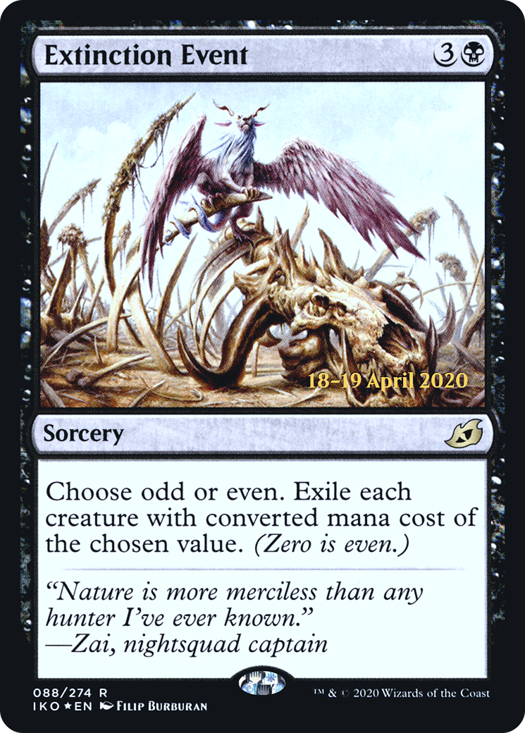 Extinction Event (PRE-088) - Ikoria: Lair of Behemoths Promos Foil