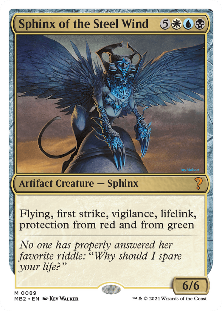 Sphinx of the Steel Wind (White Border) (MB2-089) - Mystery Booster 2
