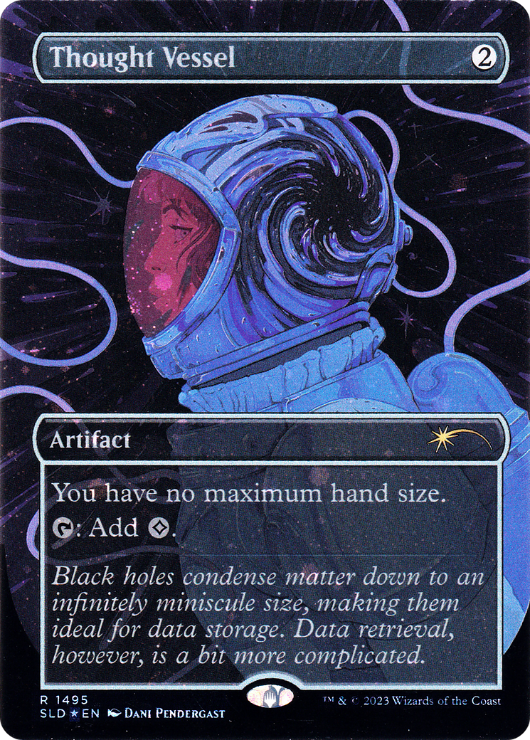 Thought Vessel (Galaxy Foil) (SLD-1495) - Secret Lair Drop (Borderless) Foil