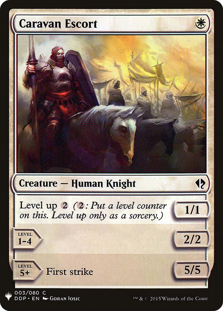 Caravan Escort (LIST-DDP-3) - The List