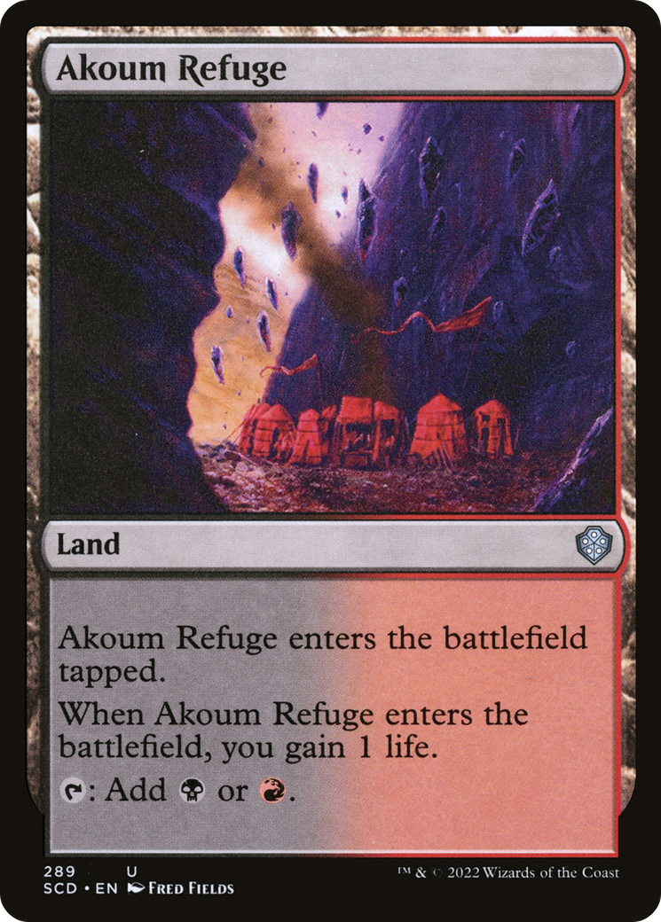 Akoum Refuge (SCD-289) - Starter Commander Decks
