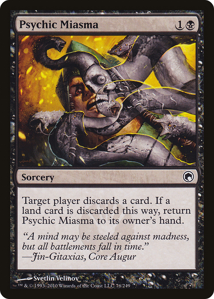 Psychic Miasma (SOM-076) - Scars of Mirrodin Foil