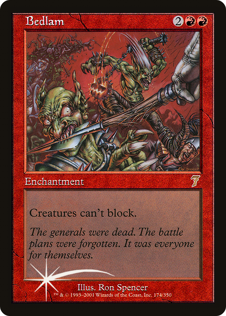 Bedlam (7ED-174) - 7th Edition Foil