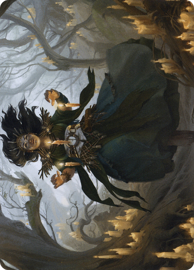 Candlegrove Witch // Candlegrove Witch (AMID-015) - Midnight Hunt Art Series (Borderless) Foil
