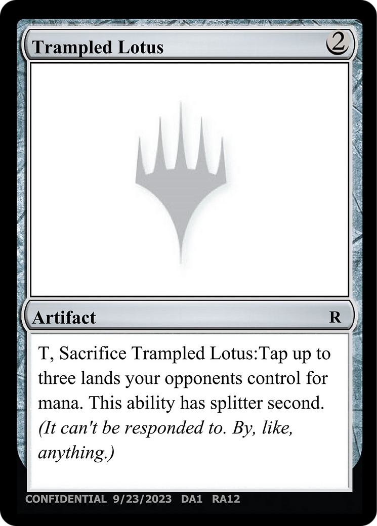 Trampled Lotus (UNK-RA12B) - Unknown Event