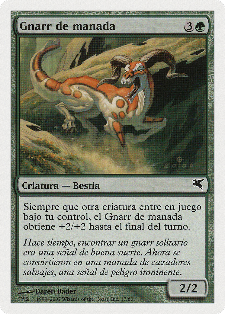 Herd Gnarr (Spanish) - "Gnarr de manada" (PSAL-J17) - Salvat 2005