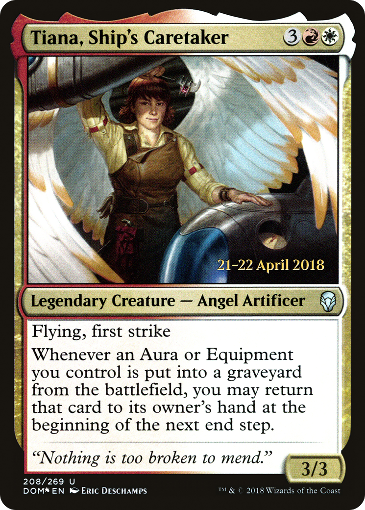 Tiana, Ship's Caretaker (PRE-208) - Dominaria Promos Foil
