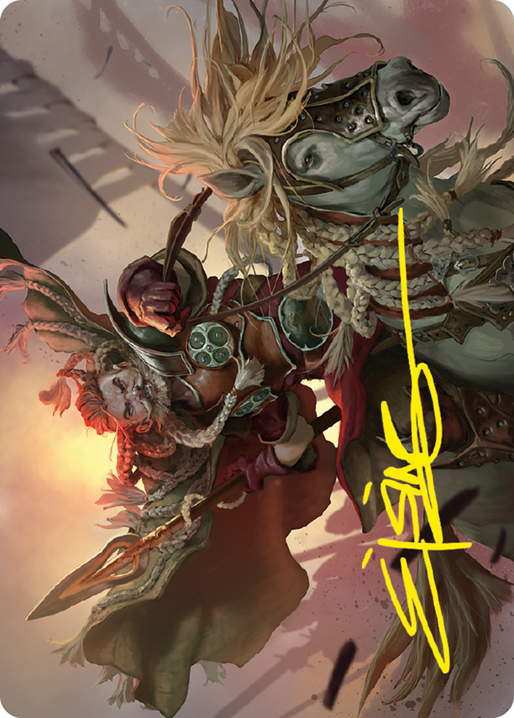Éomer of the Riddermark // Éomer of the Riddermark (ALTR-009) - Tales of Middle-earth Art Series (Borderless) Foil