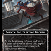 Bounty: Paq, Fleeting Filcher // Wanted! (TOTC-037) - Outlaws of Thunder Junction Commander Tokens