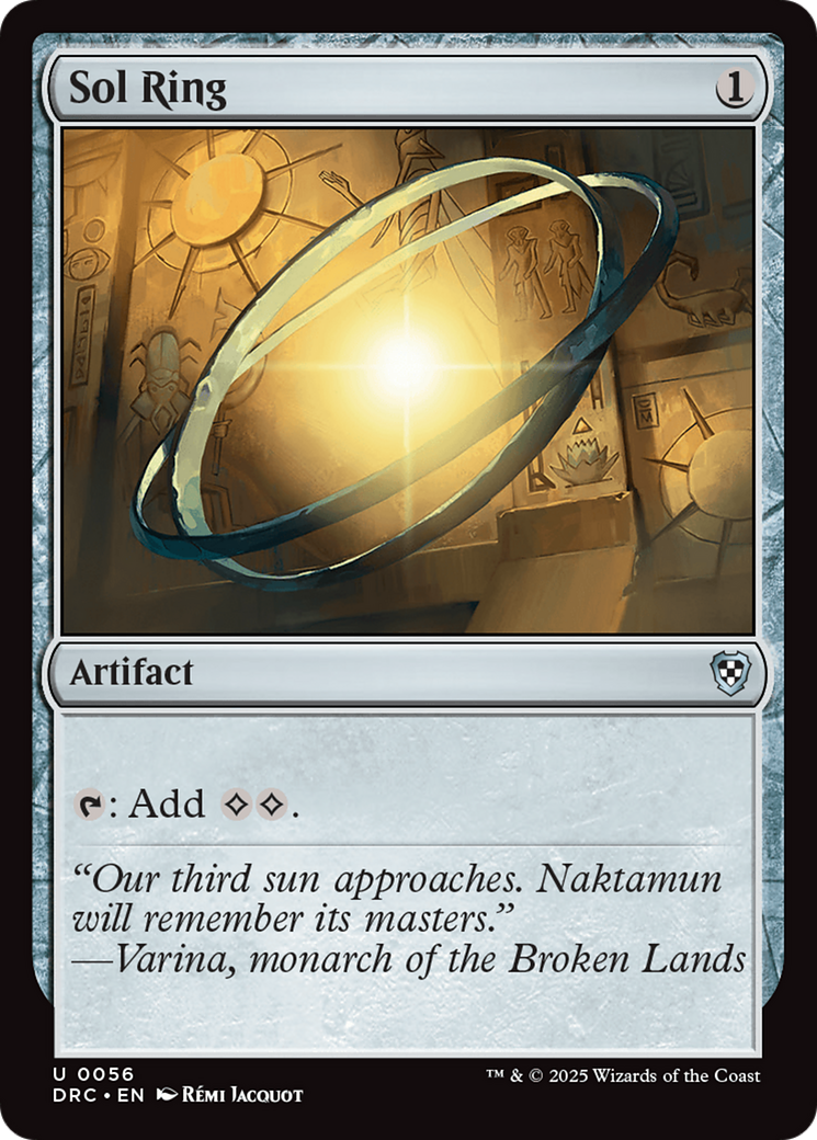 Sol Ring (0056) (DRC-056) - Commander: Aetherdrift