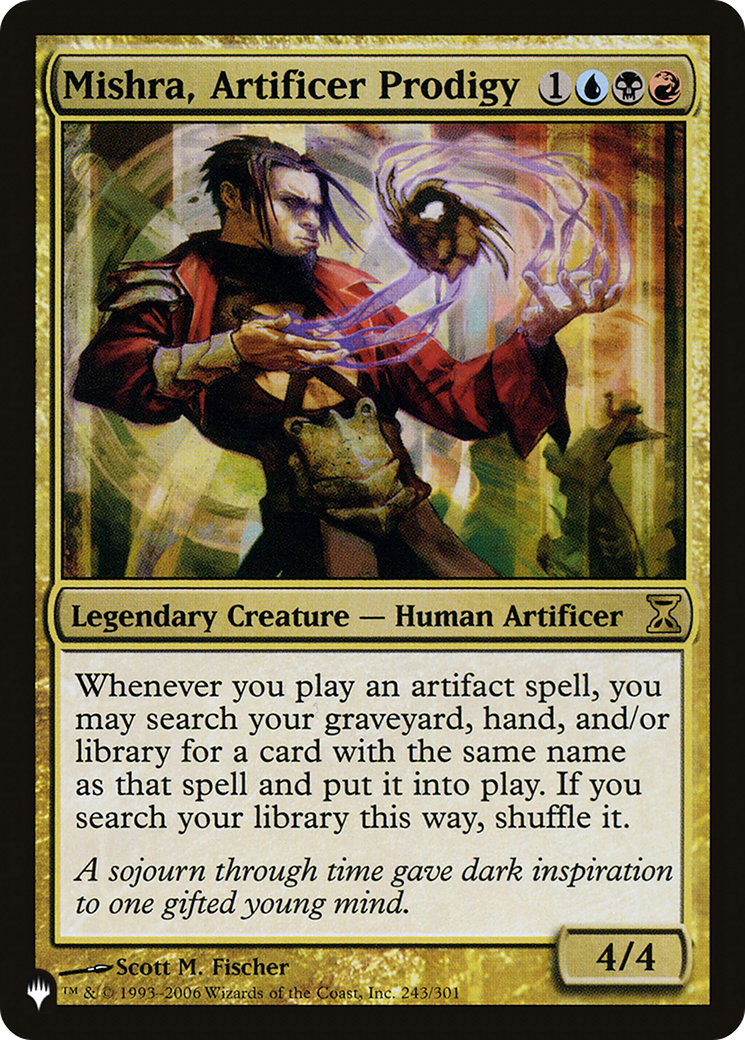 Mishra, Artificer Prodigy (LIST-243/301) - The List