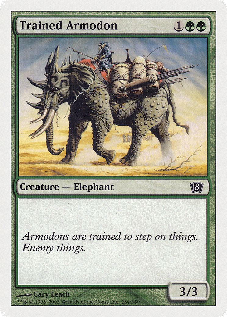 Trained Armodon (8ED-284) - 8th Edition