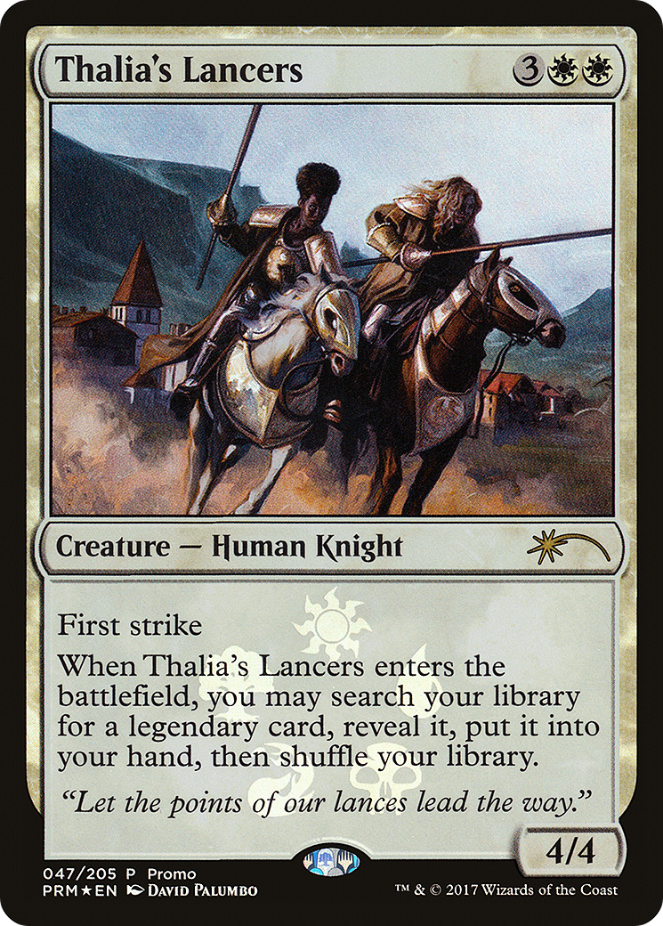 Thalia's Lancers (MEDIA-047) - Eldritch Moon Promos Foil