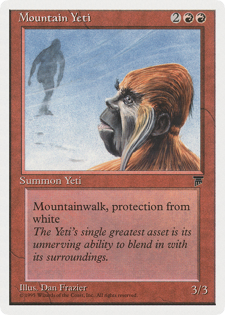 Mountain Yeti (CHR-) - Chronicles