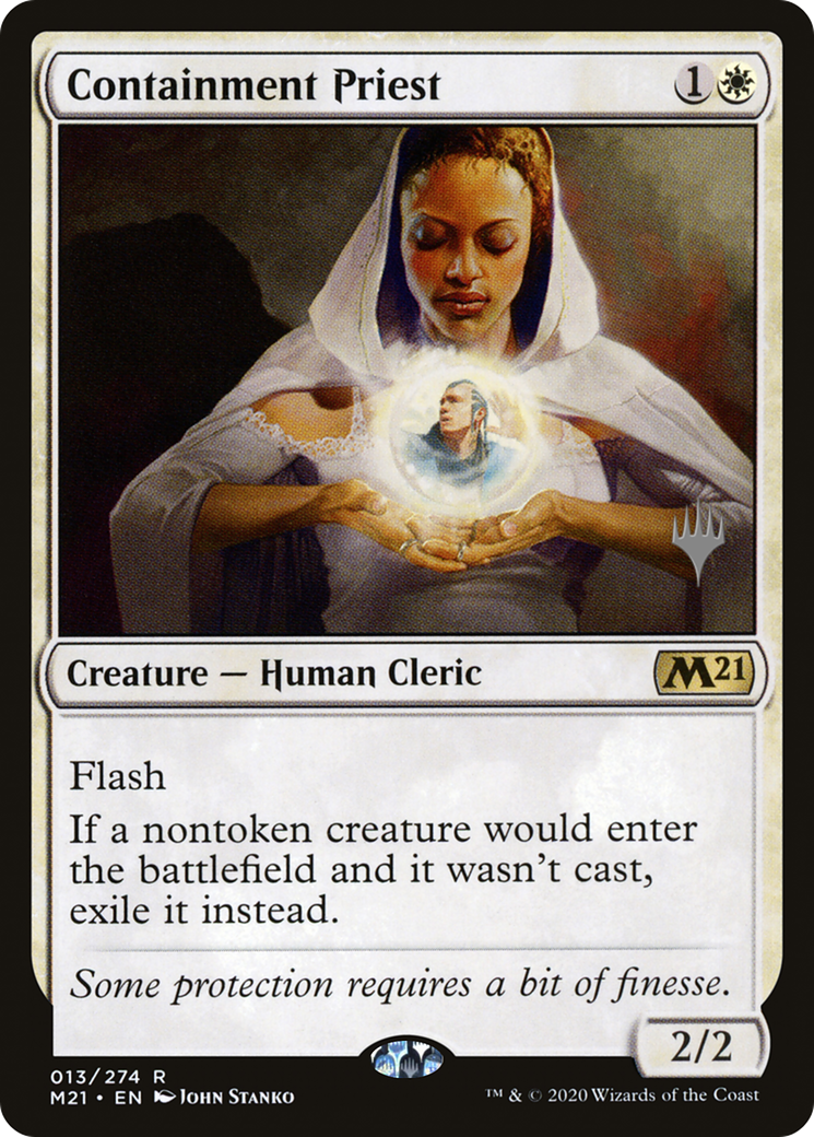 Containment Priest (PPM21-13P) - Core Set 2021 Promos Foil