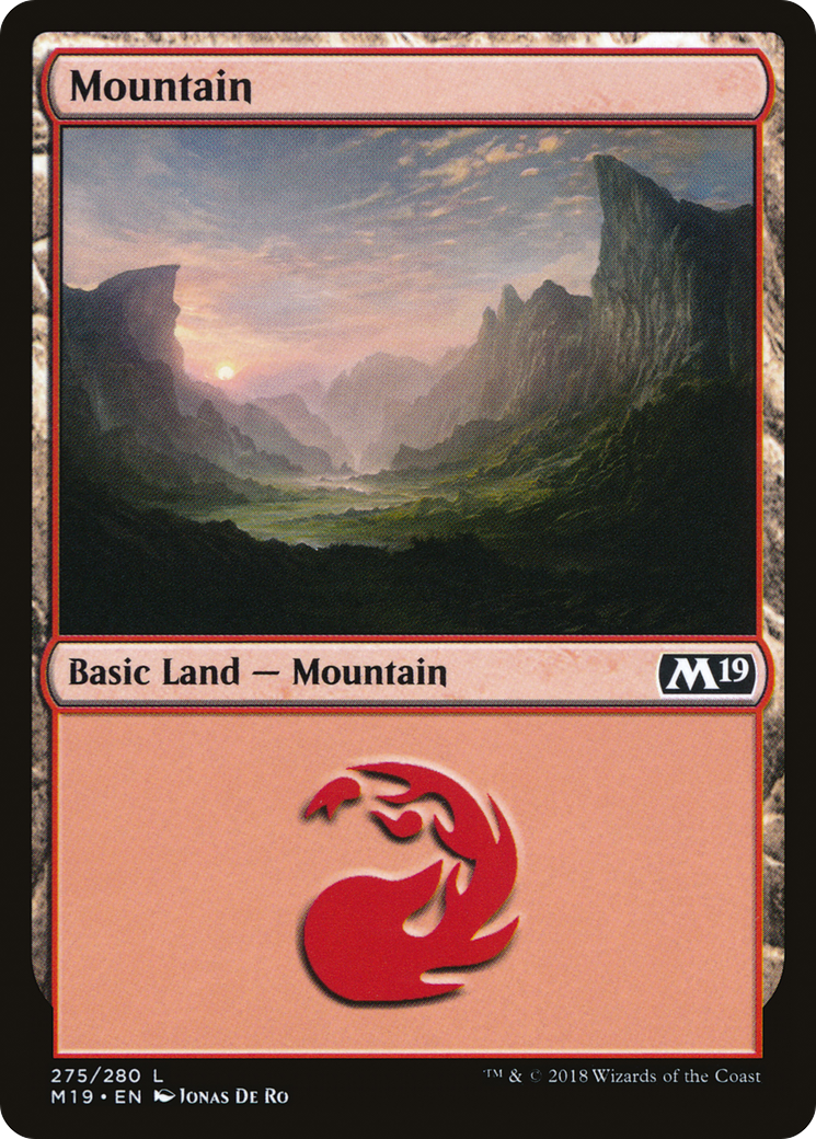 Mountain (275) (M19-275) - Core Set 2019