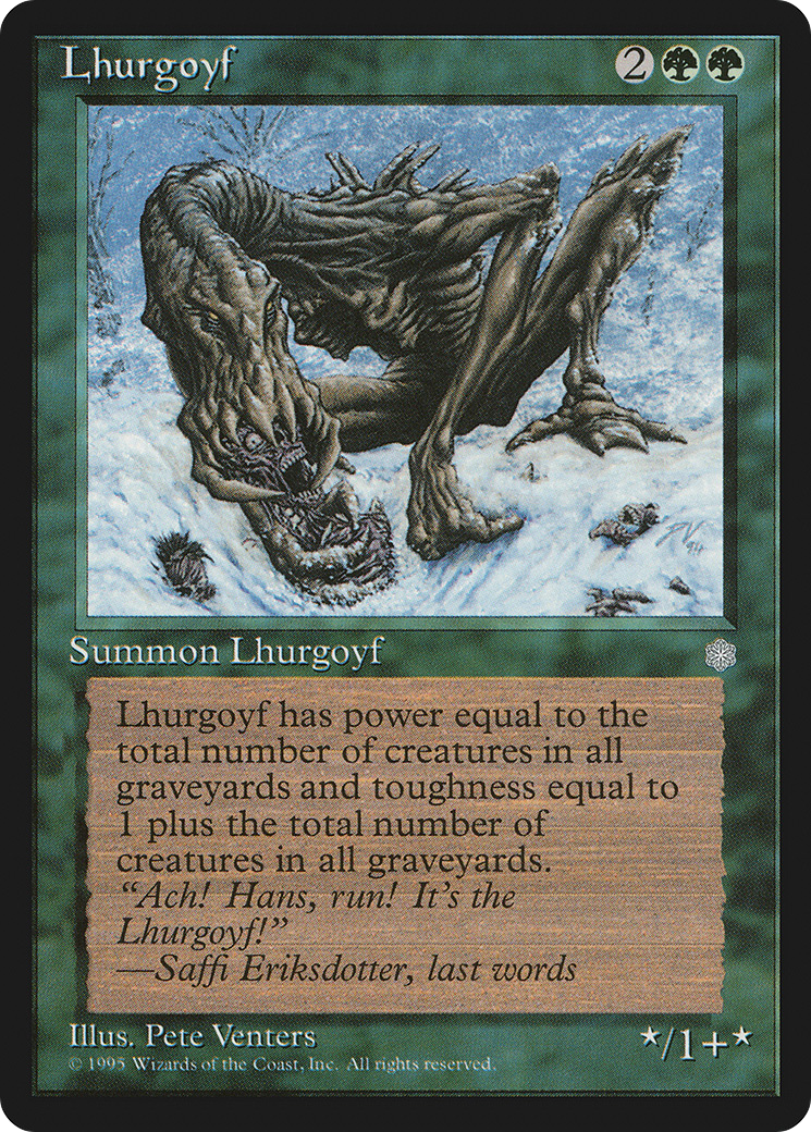 Lhurgoyf (ICE-) - Ice Age