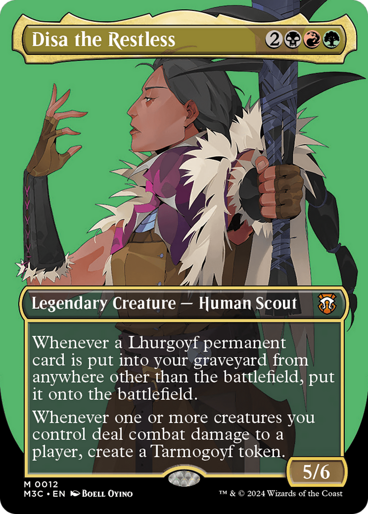 Disa the Restless (Borderless) (M3C-012) - Modern Horizons 3 Commander (Borderless) Foil