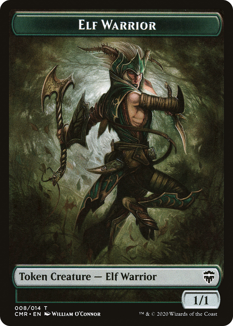 Elf Warrior Token (CMR-008) - Commander Legends Tokens Foil
