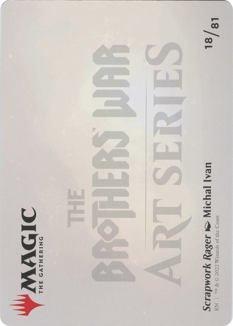 Scrapwork Rager // Scrapwork Rager (ABRO-018) - The Brothers' War Art Series (Borderless)