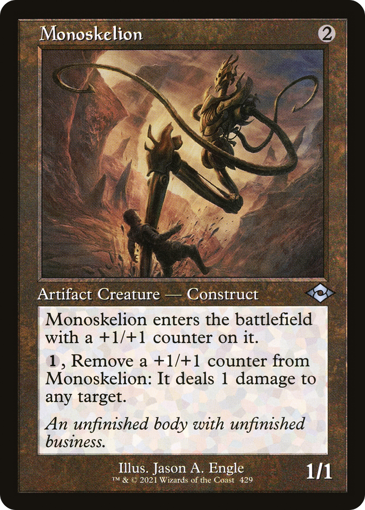 Monoskelion (Retro Frame) (MH2-429) - Modern Horizons 2 Etched Foil