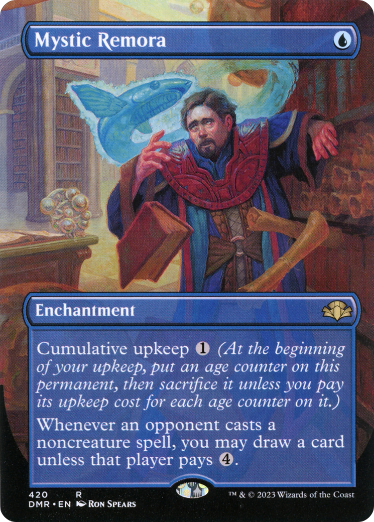 Mystic Remora (Borderless) (DMR-420) - Dominaria Remastered (Borderless)