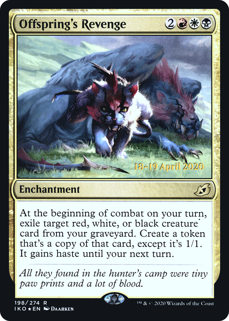 Offspring's Revenge (PRE-198) - Ikoria: Lair of Behemoths Promos Foil