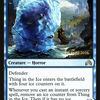 Thing in the Ice (PRE-092) - Shadows over Innistrad Promos: (Double Faced Transform) Foil