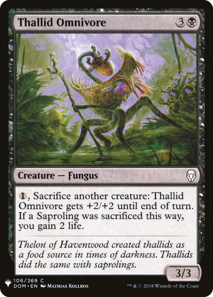 Thallid Omnivore (LIST-DOM-106) - The List