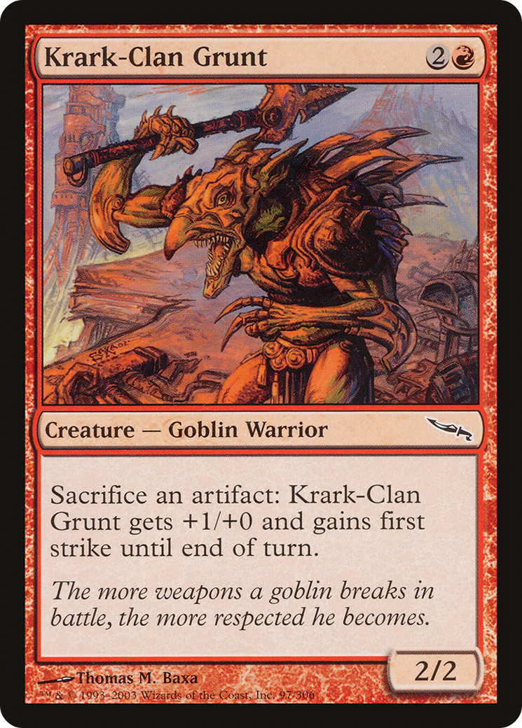 Krark-Clan Grunt (MRD-097) - Mirrodin