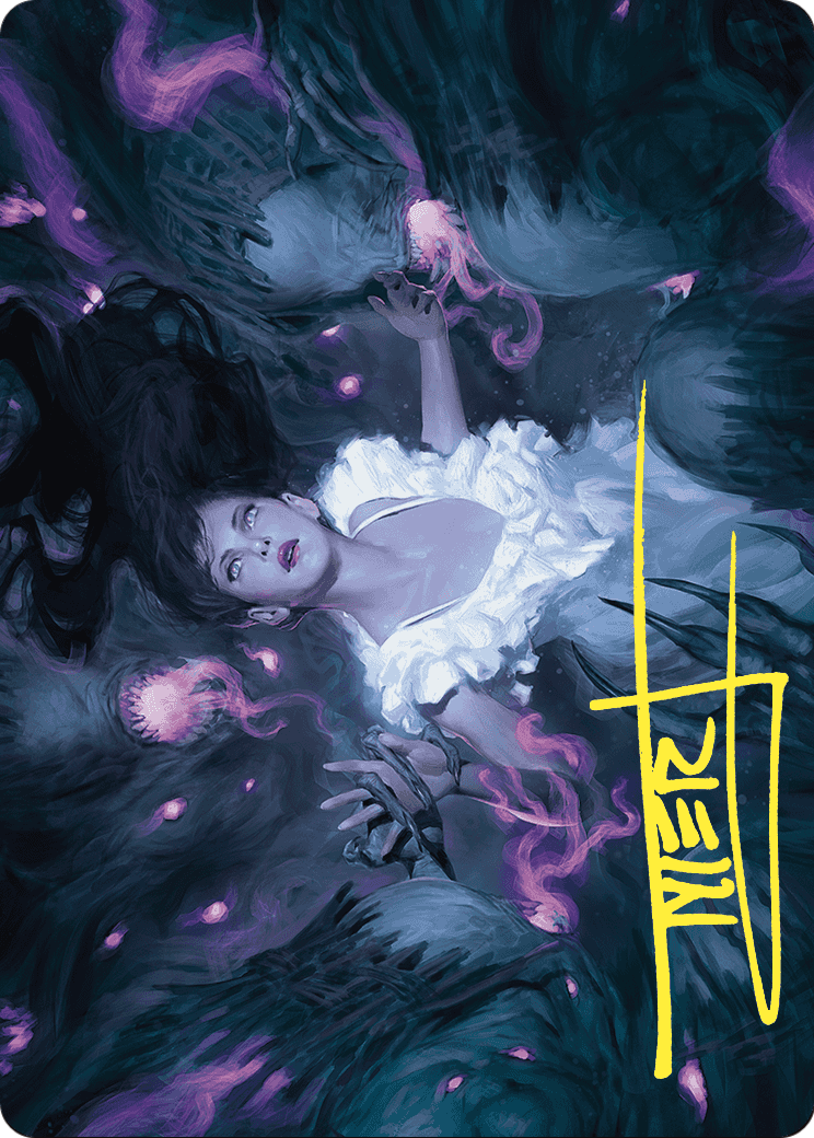 Neva, Stalked by Nightmares // Neva, Stalked by Nightmares (AWOE-030) - Wilds of Eldraine Art Series (Borderless)