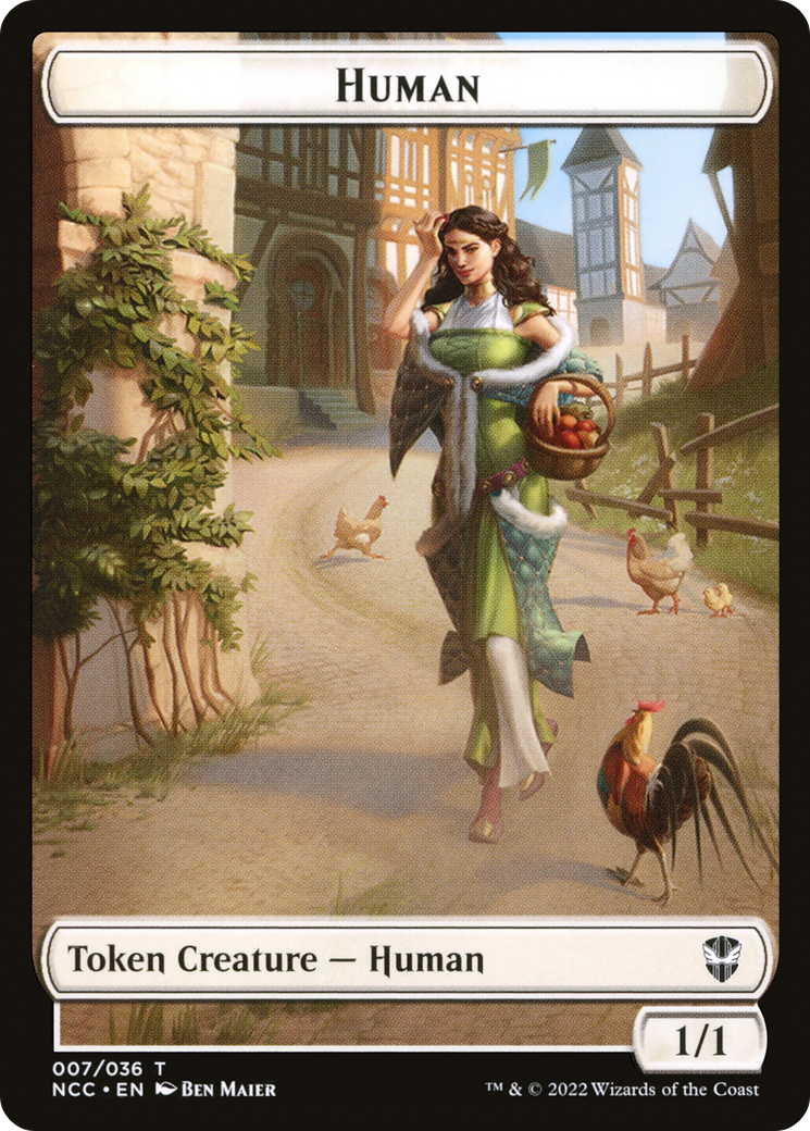 Human (TNCC-007) - New Capenna Commander Tokens