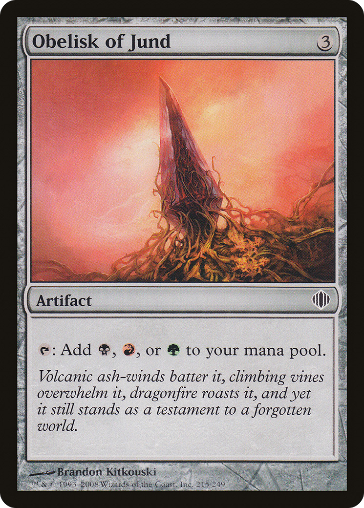 Obelisk of Jund (ALA-215) - Shards of Alara Foil