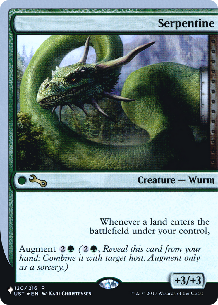Serpentine (LIST-120/216) - The List (Unfinity Foil Edition) Foil
