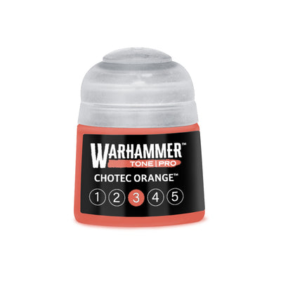Warhammer Tone Pro Paint: Chotec Orange 3 12ML