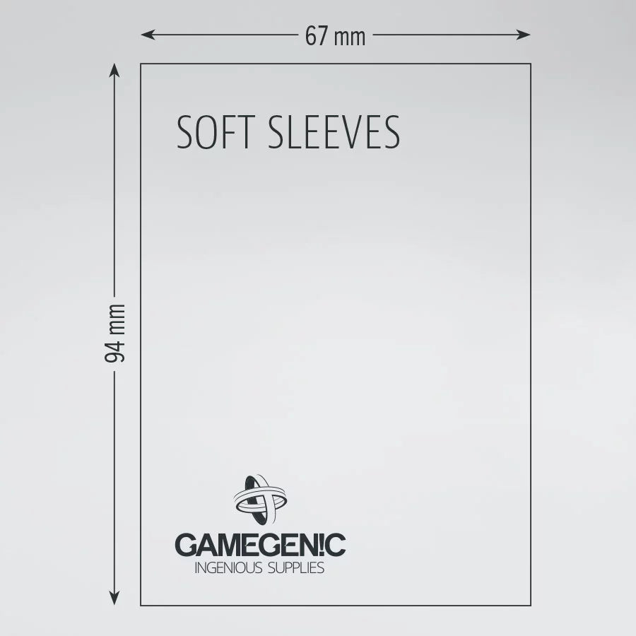 Gamegenic - Soft Sleeves (100 Standard Card Size)