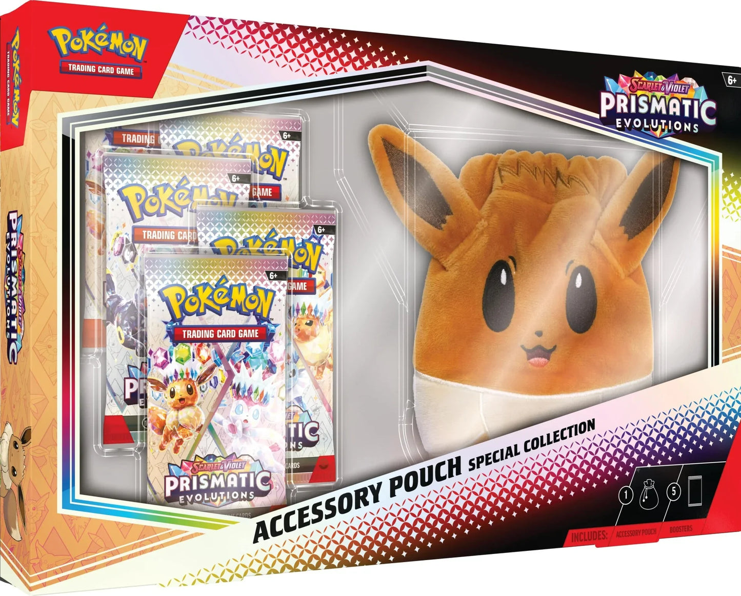 Pokémon TCG: Prismatic Evolutions - Accessory Pouch Collection