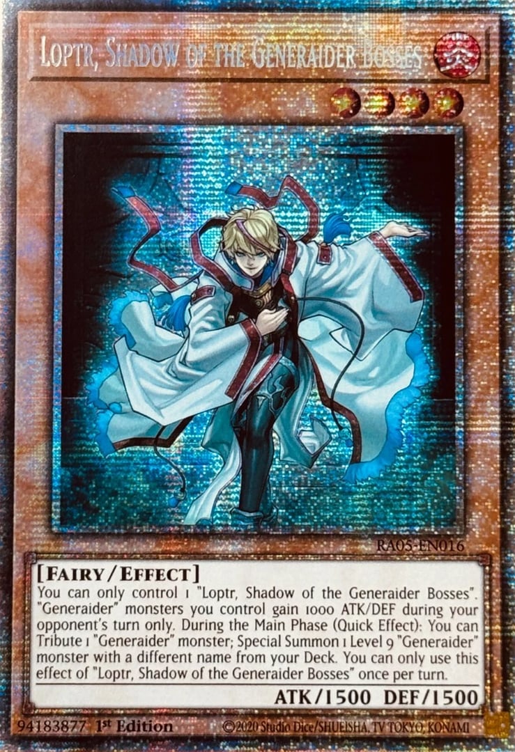Loptr, Shadow of the Generaider Bosses (Starlight Rare) (RA05-EN051) - Rarity Collection 5 1st Edition